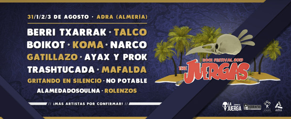 Cartel del festival Juergas Rock 2019