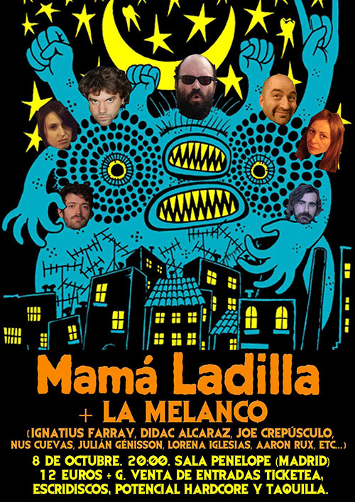 Concierto Mama Ladilla y La Melanco en Madrid