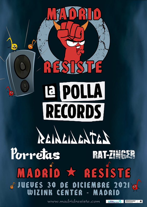 Cartel del Festival Madrid Resiste