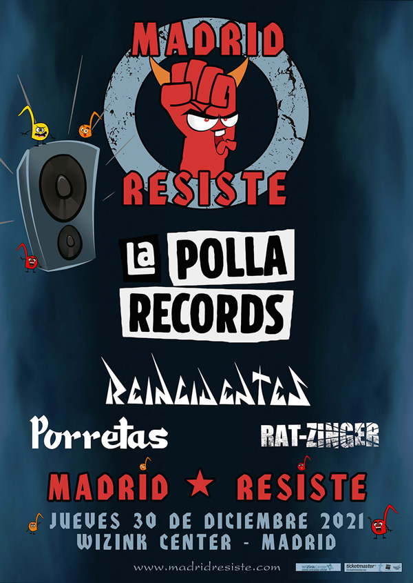 Cartel del Madrid Resiste en el Wizink Center de Madrid