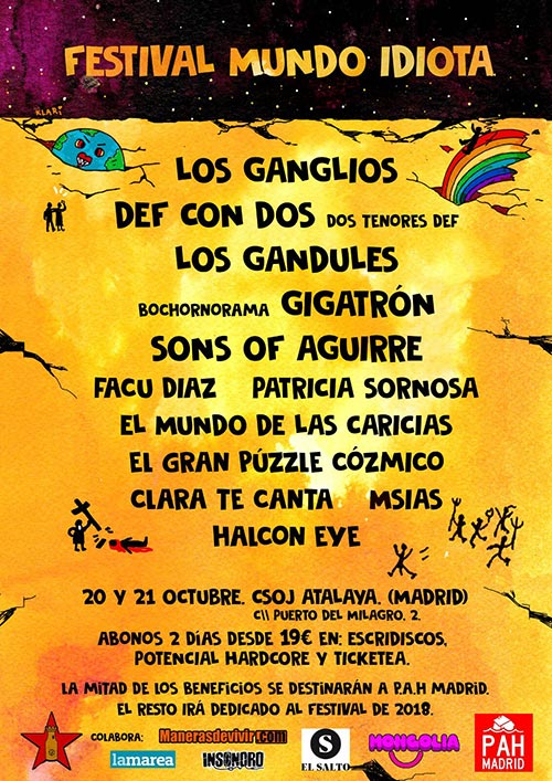 Cartel Festival Mundo Idiota 2017