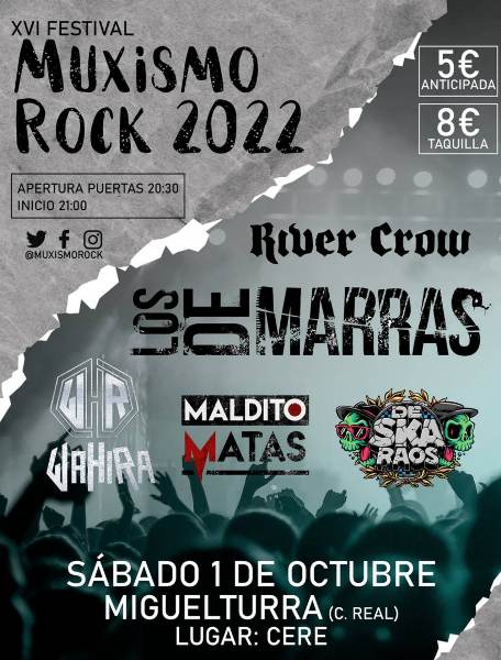 Cartel del festival Muxismo Rock 2022