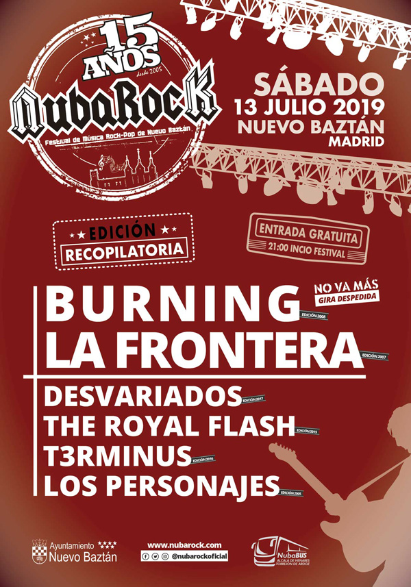 Cartel del NubaRock 2019