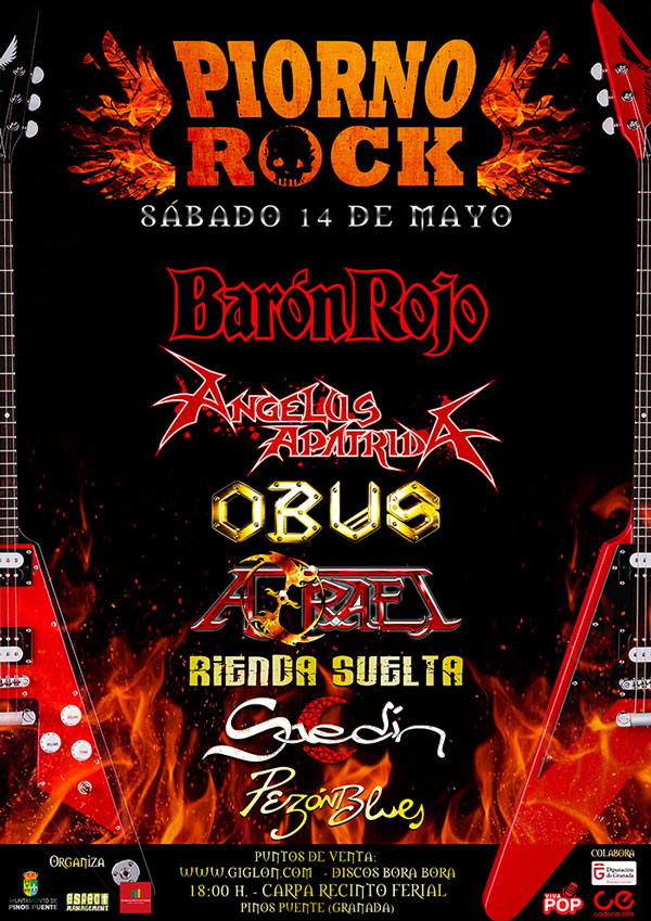 Cartel del festival Piorno Rock 2022