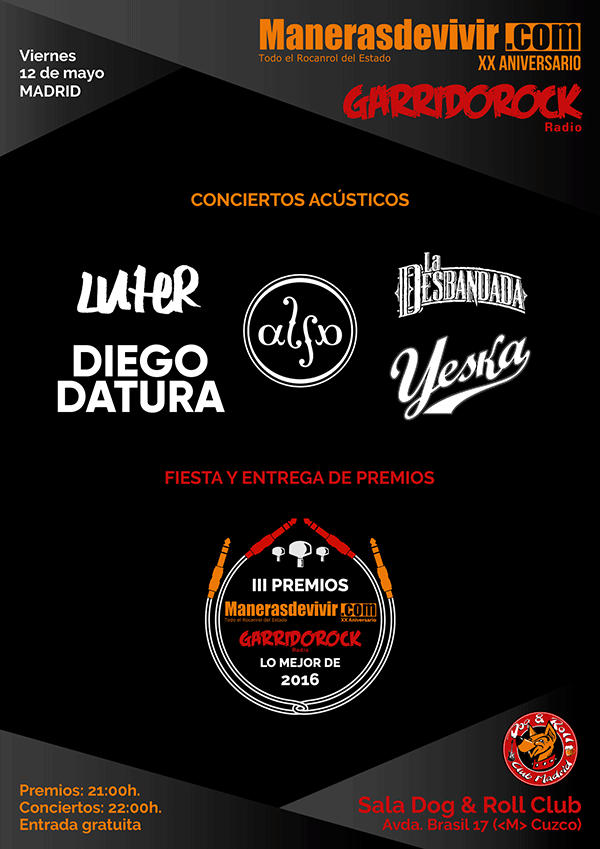 Cartel Entrega Premios a Lo Mejor de 2016