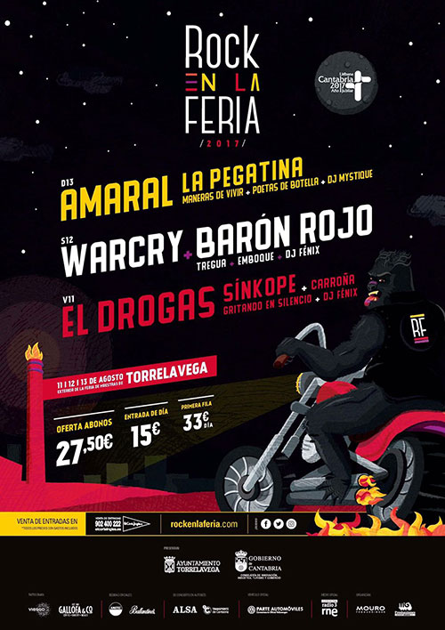 Cartel Festival Rock en la Feria 2017