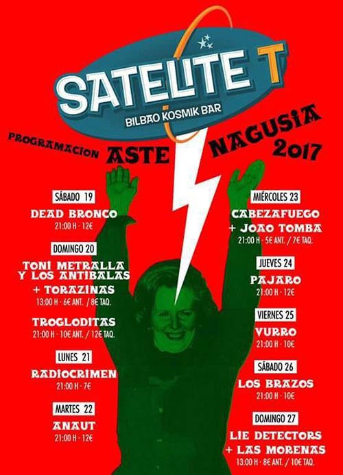 Conciertos Aste Nagusia 2017