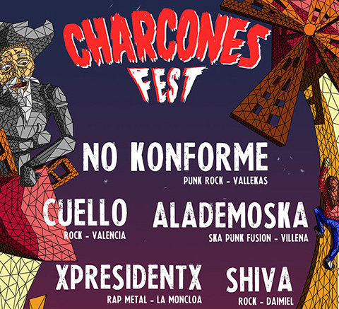 Cartel del festival Charcones Fest 2018