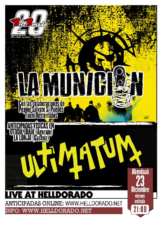 La Munición + Ultimátum en Concierto