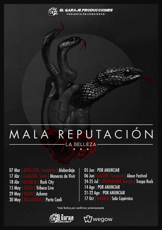 Gira La Belleza de Mala Reputación