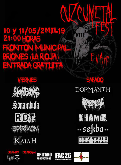 Cartel del Cuzcumetal Fest 2019