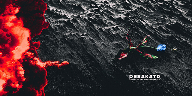 Desakato. Portada del disco La Miel de las Flores Muertas