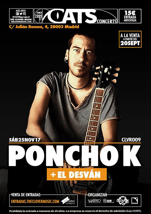 Concierto de El Desván con Poncho K en Madrid