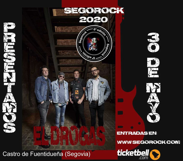 El Drogas en el festival SegoRock 2020