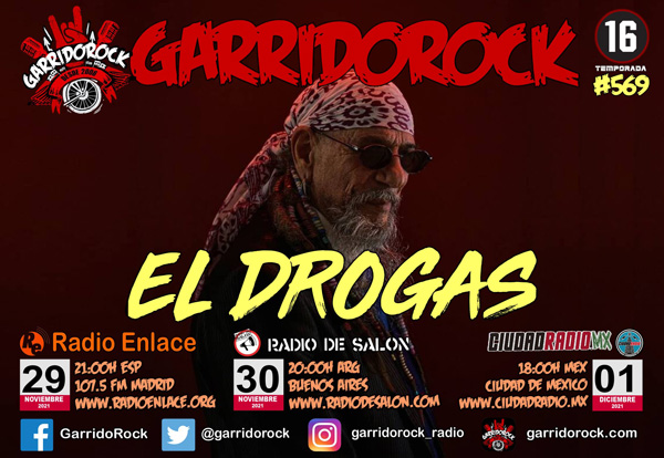 Entrevista a El Drogas en GarridoRock