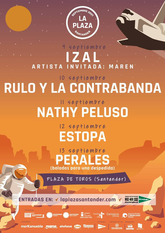 Cartel del Festival La Plaza Santander