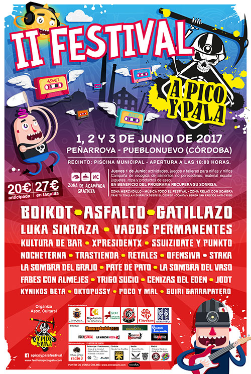 Cartel Festival A Pico y Pala 2017