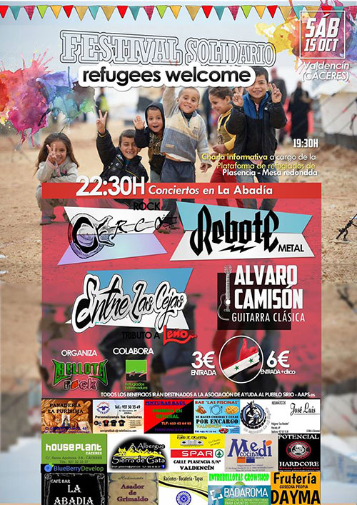 Festival por los Refugiados en Valdecín (Cáceres)