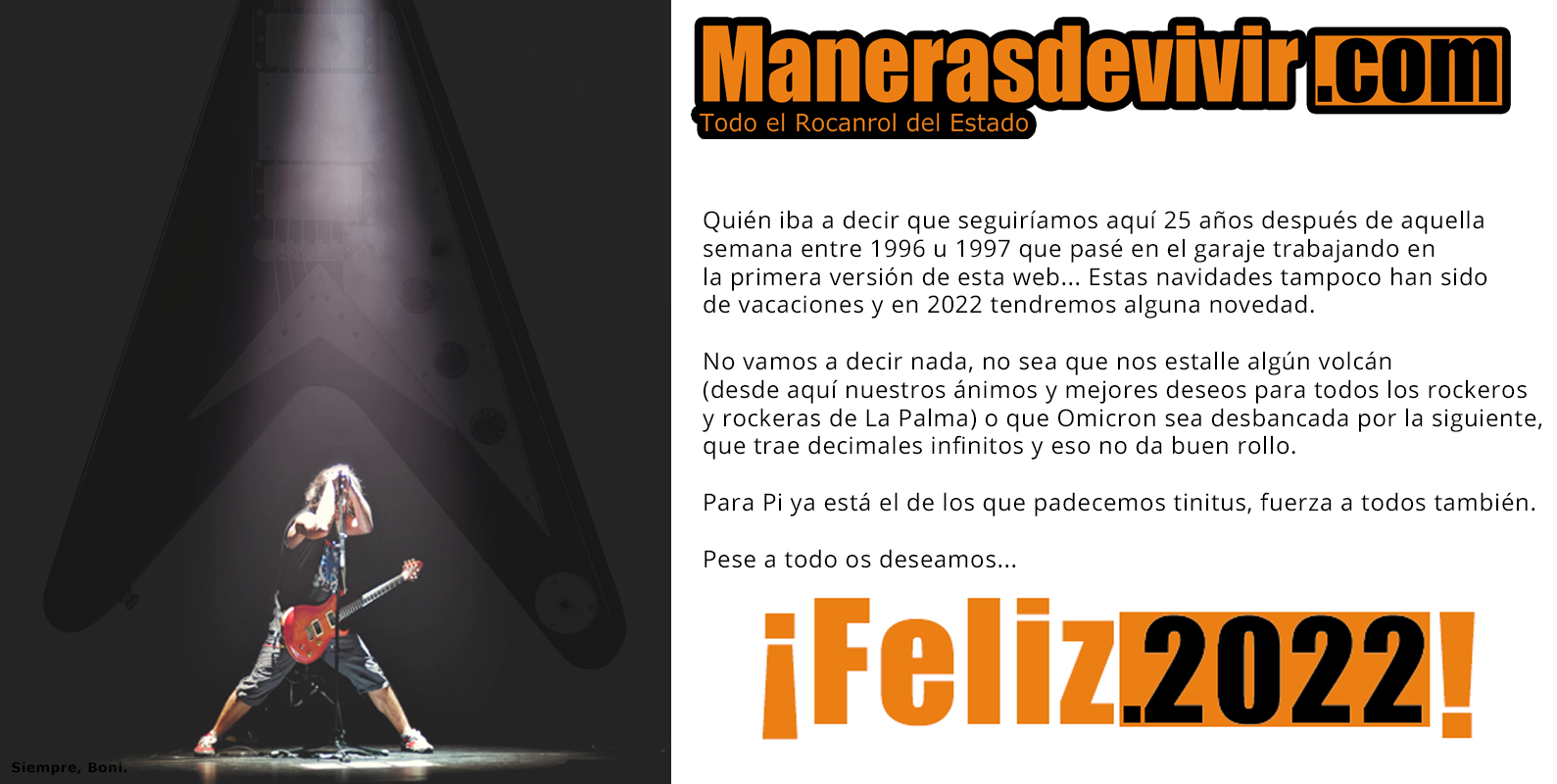 Manerasdevivir.com os desea Feliz 2022