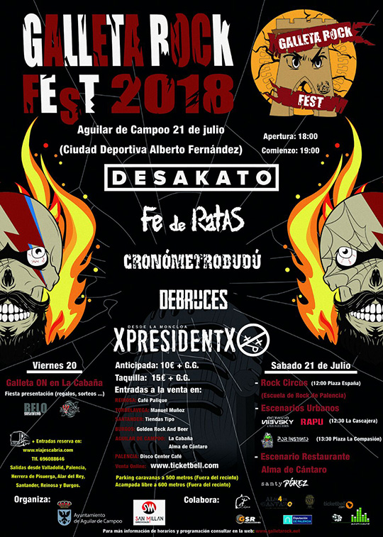 Cartel festival Galleta Rock