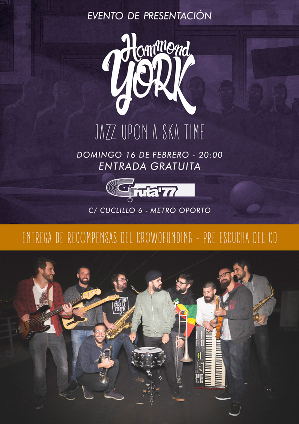 Hammond York en 2020 con Jazz Upon a Ska Time