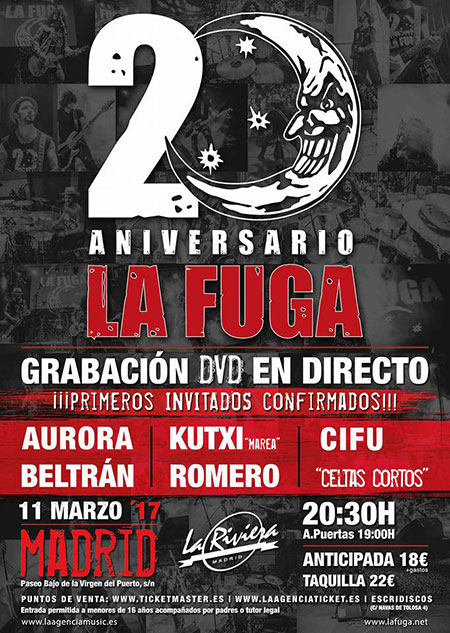 Invitados Aniversario La Fuga