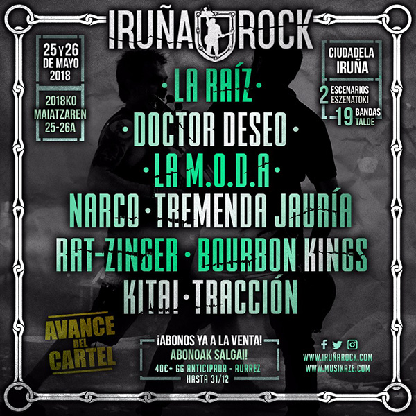 Avance Cartel Iruña Rock