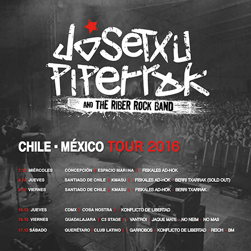 Gira Josetxu Piperrak Mexico y Chile