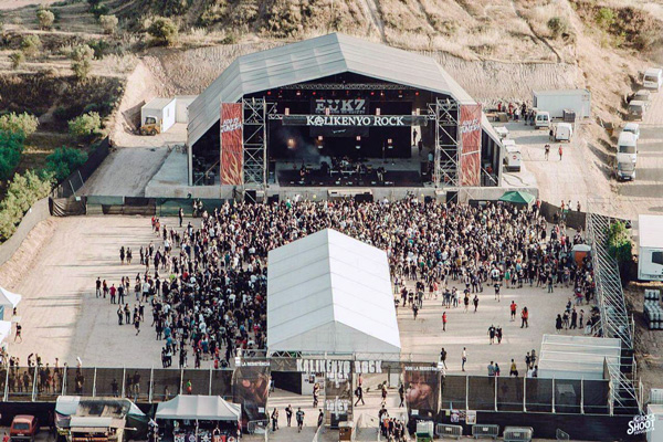 Fotografía aérea del Kalikenyo Rock