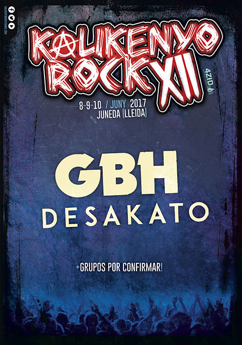 Desakato + GBH al Kalikenyo Rock