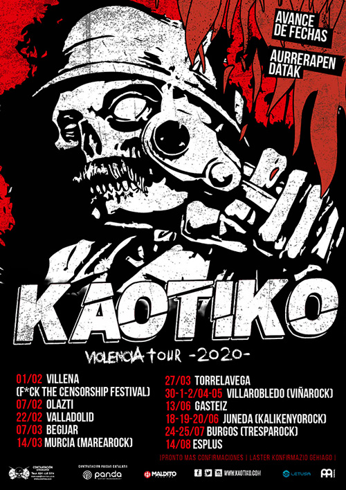 Gira 2020 Aprende Violencia - Kaotiko