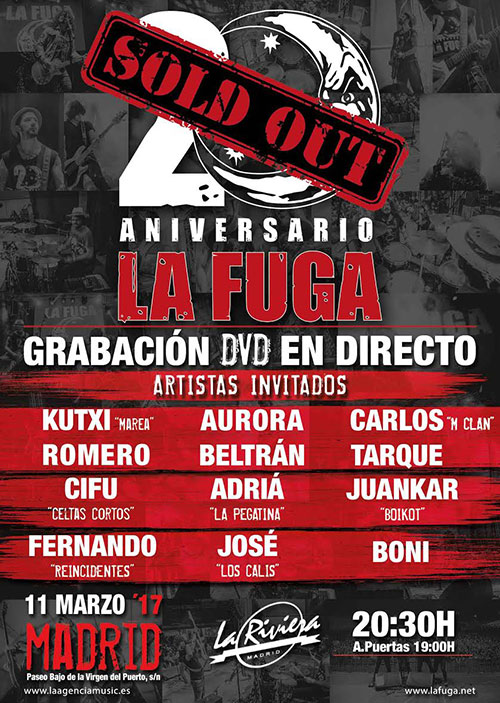 La Fuga - Invitados Madrid