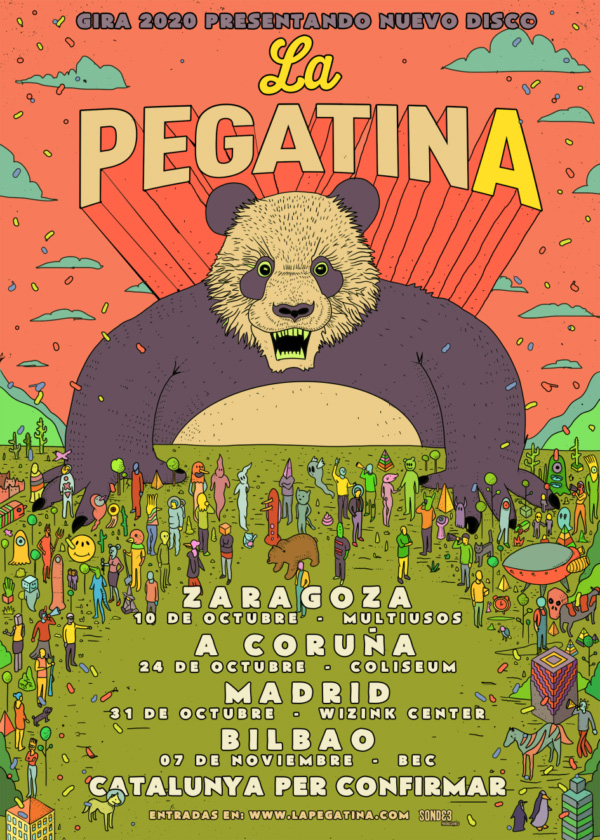 Conciertos de La Pegatina en 2020 con nuevo disco