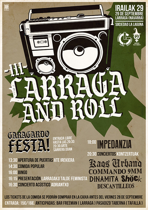 Actividades del festival Larraga and Roll