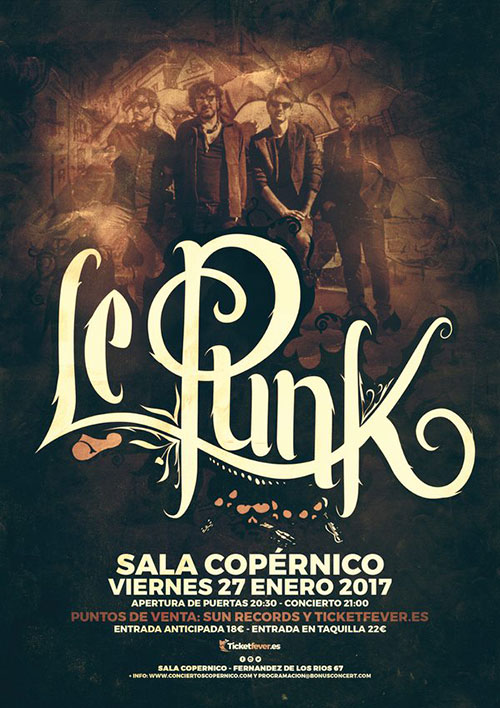 Cartel regreso Le Punk