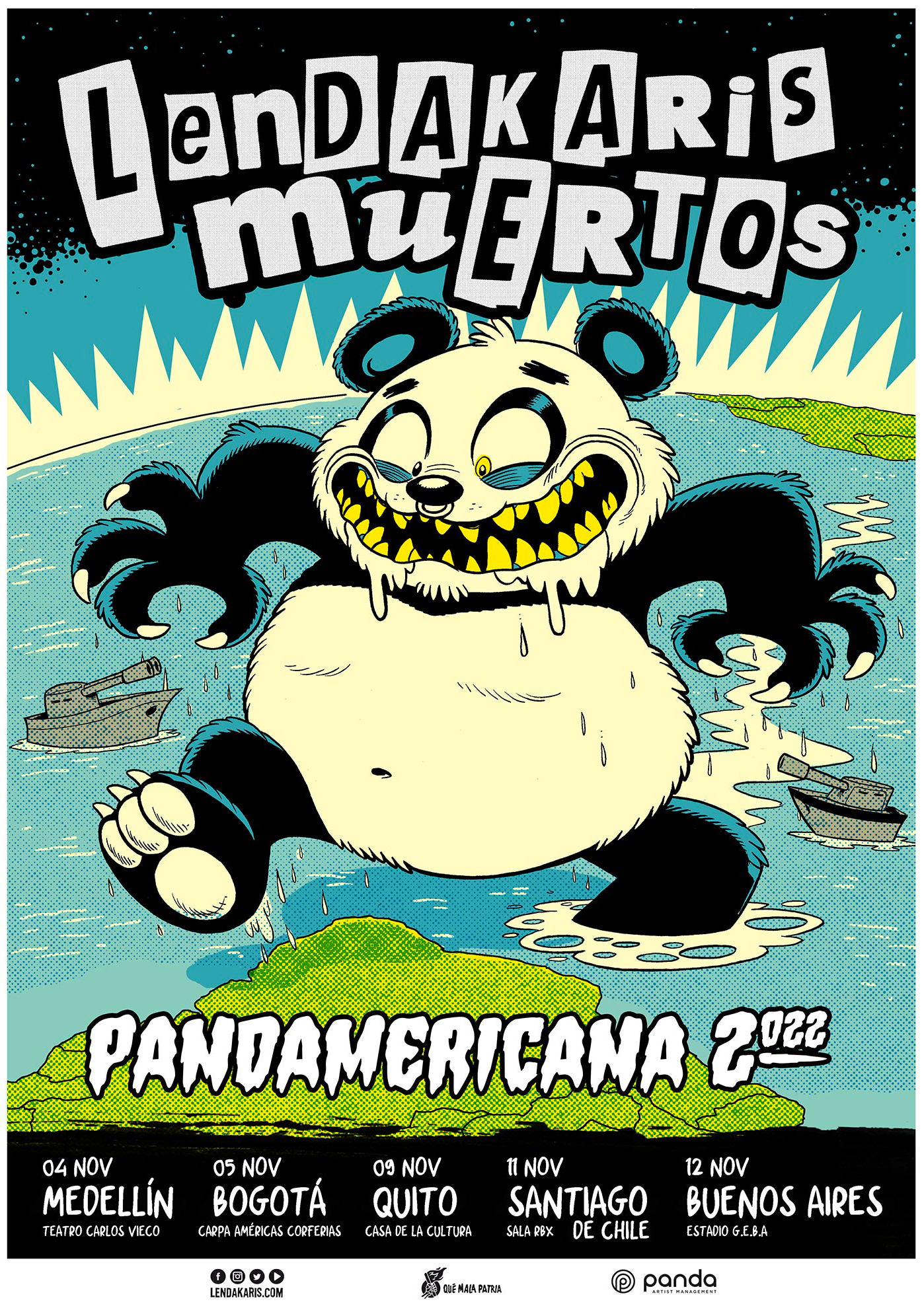 Lendakaris Muertos Pandamericana 2022