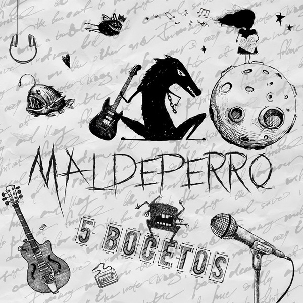 Portada del EP 5 Bocetos de Maldeperro