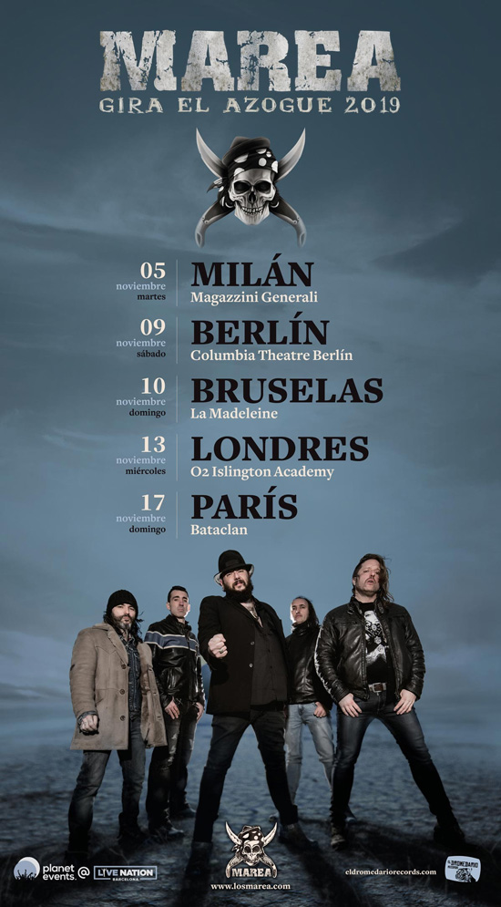 Gira El Azogue de Marea en Europa