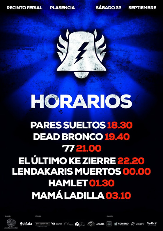 Horarios del festival Mayorga Rock 2018