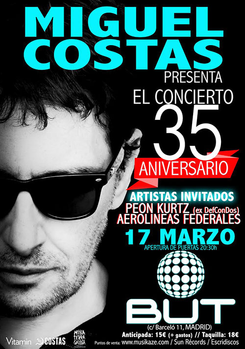 Miguel Costas - 35 Aniversario - Madrid