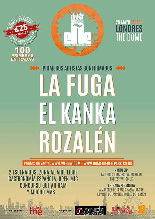 Cartel Festival Musica Eñe Londres 2017