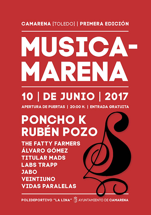 Cartel festival Música Marena