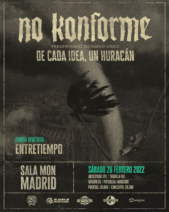 Concierto de No Konforme y Entretiempo en Madrid