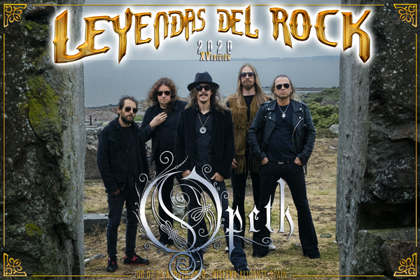 Opeth en el Leyendas del Rock 2020