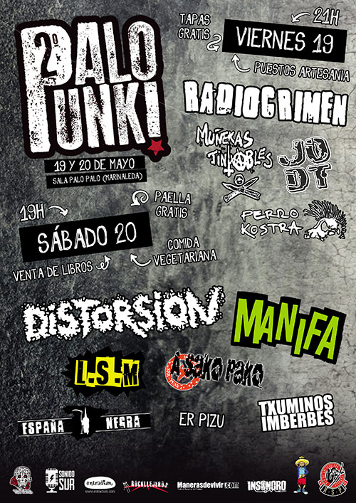 Horarios Palp Punk