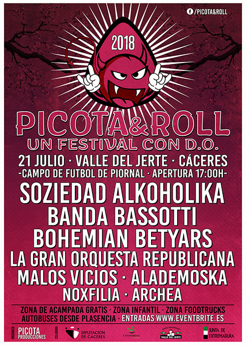 Cartel del festival Picota & Roll