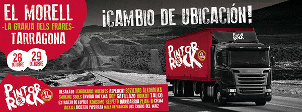 Nueva ubicación Pintor Rock