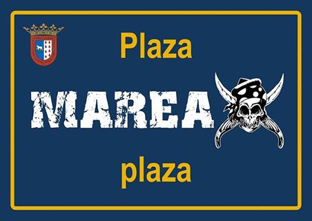 Placa Plaza Marea en Berriozar