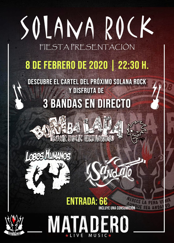 Concierto presentación festival Solana Rock 2020