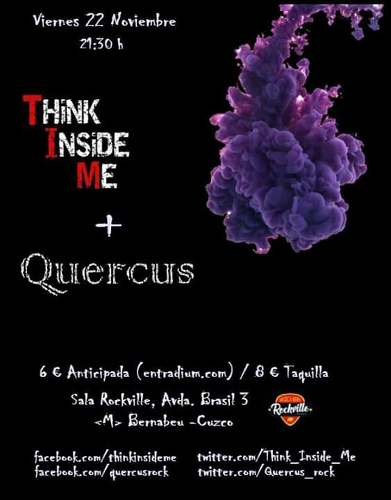 Think Inside Me y Quercus en concierto